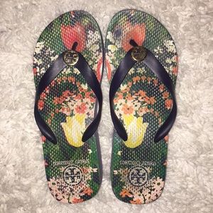 TORY BURCH FLIP FLOP WEDGES